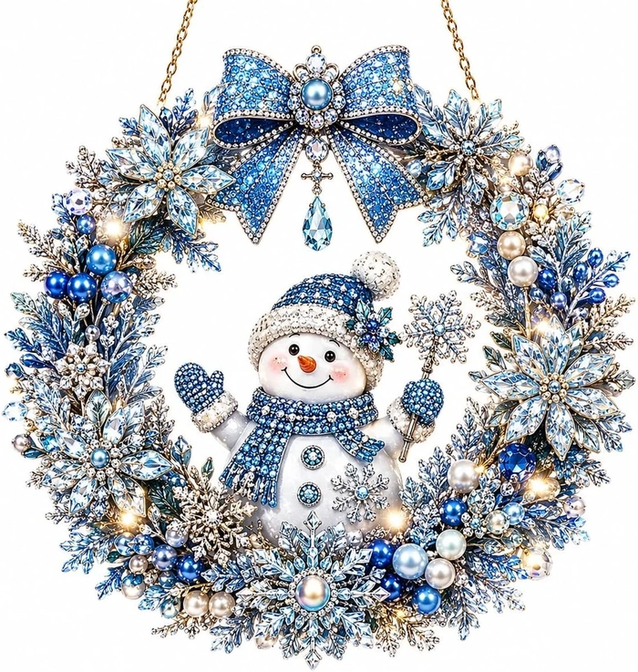 🔥Last Day 75% OFF - DIY Christmas Wreath Diamond Art Kit
