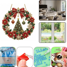🔥Last Day 75% OFF - DIY Christmas Wreath Diamond Art Kit